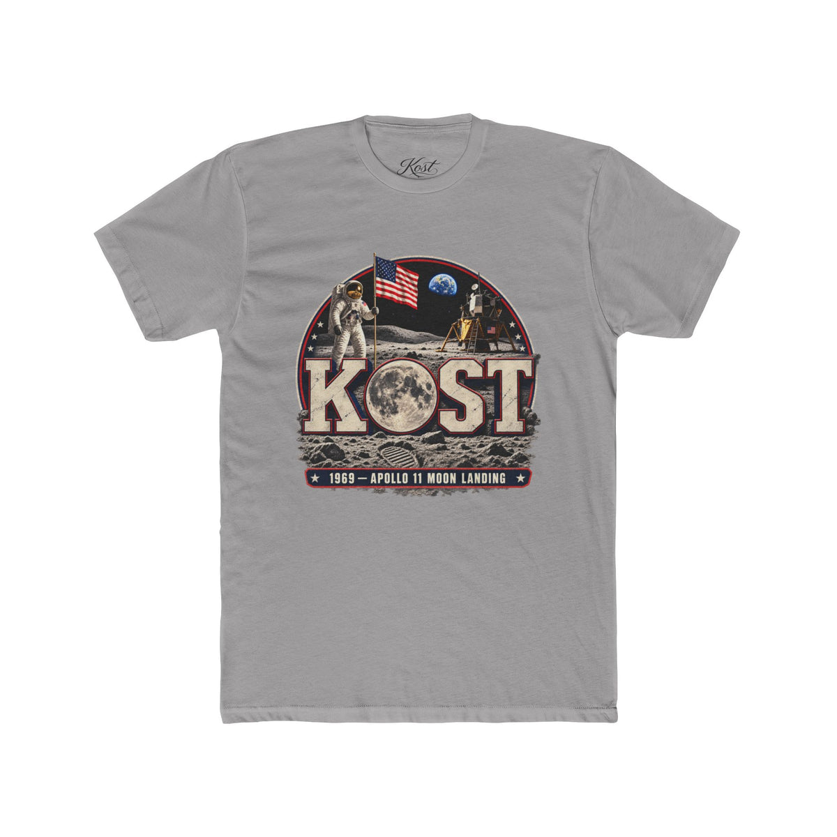 Apollo Moon Landing Tee — Vintage KOST NASA Graphic T-Shirt