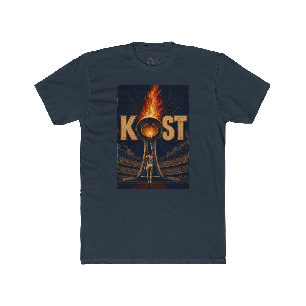 KOST Vintage Torch Tee — Retro Flame Graphic T-Shirt