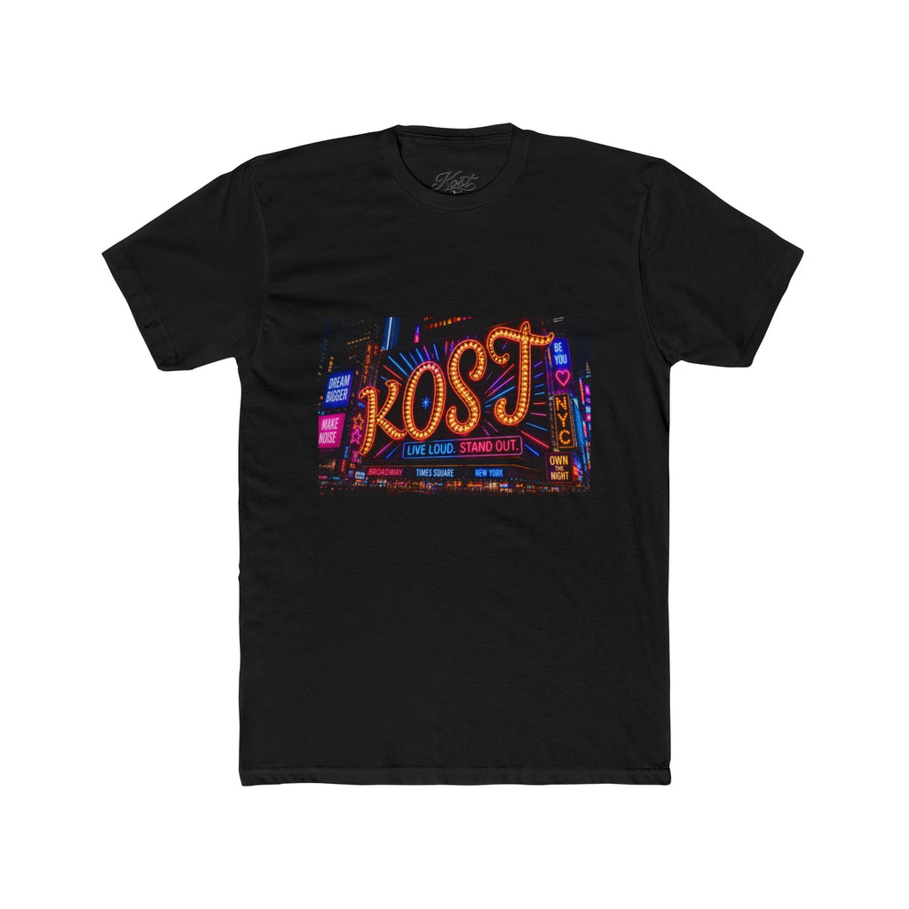 Kost Neon Sign Graphic Tee — Retro City Nightlife T-Shirt