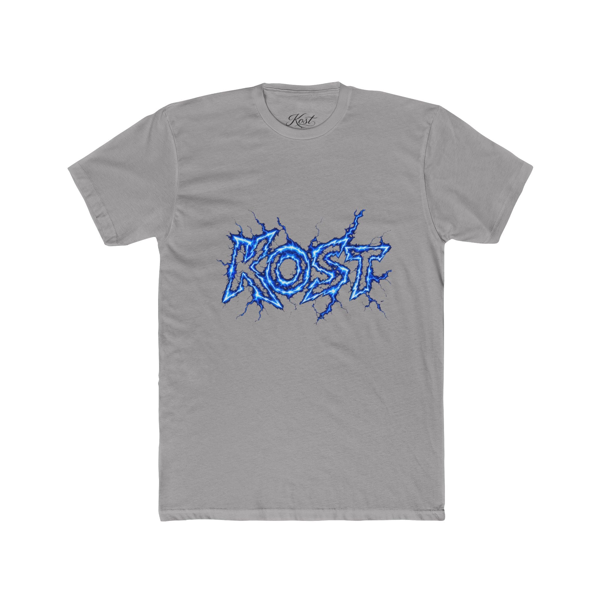 Kost Lightning Graphic Tee — Blue Electric Logo T-Shirt