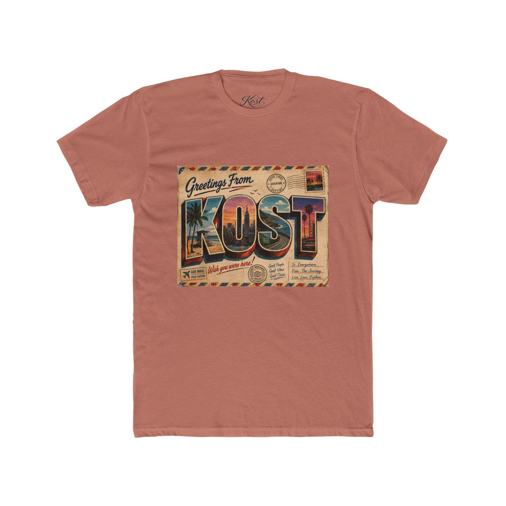 Greetings From KOST Vintage Postcard Tee