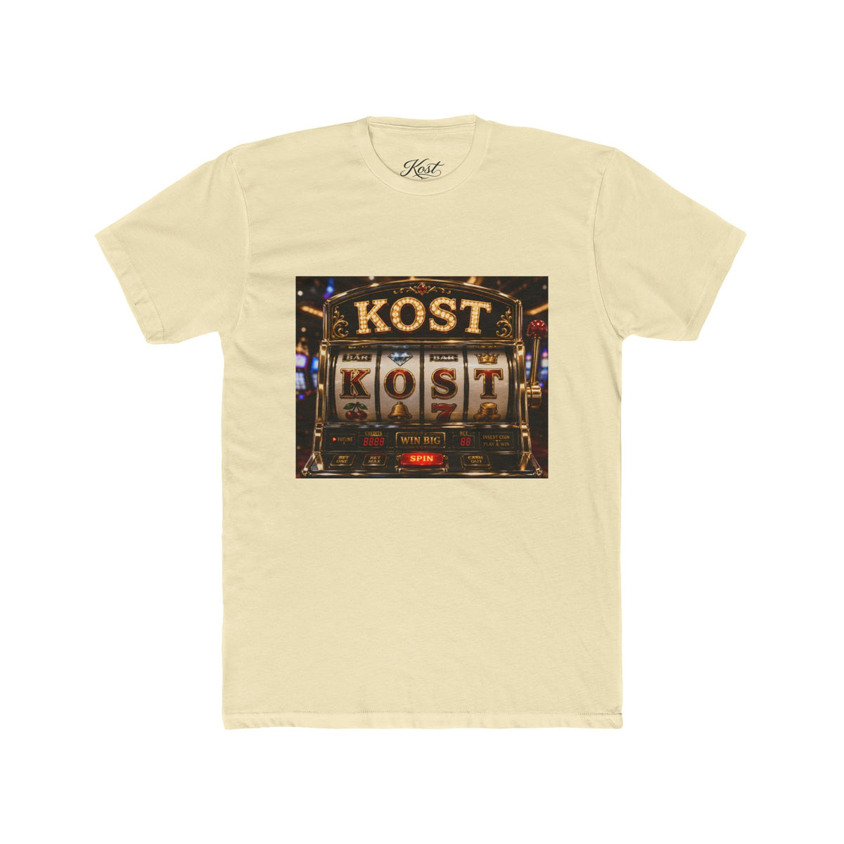 KOST Slot Machine Graphic Tee — Casino Retro Vintage Vegas Shirt