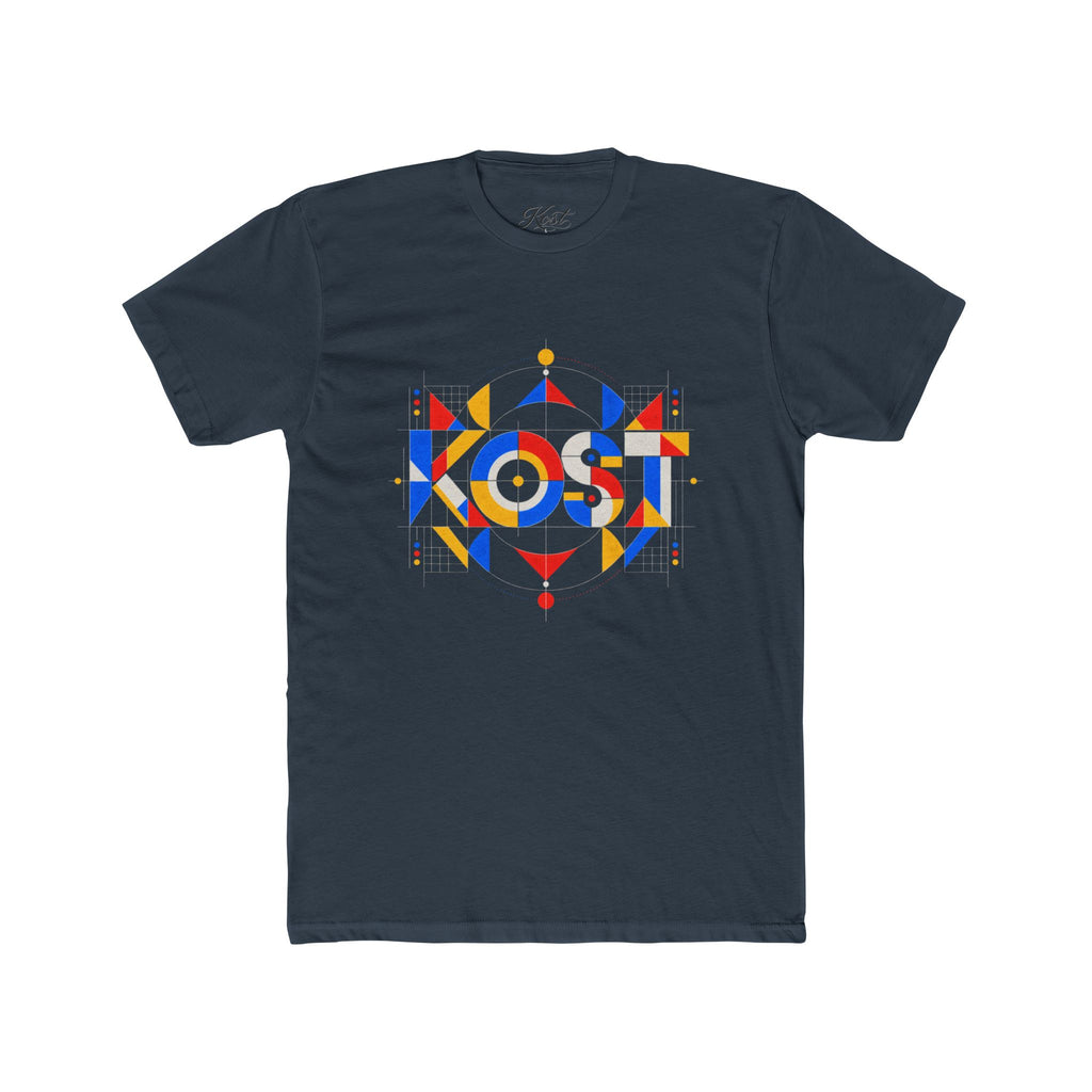Lost Geometric Tee — Colorful Abstract Graphic T-Shirt