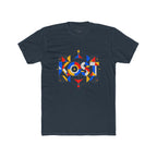 Lost Geometric Tee — Colorful Abstract Graphic T-Shirt