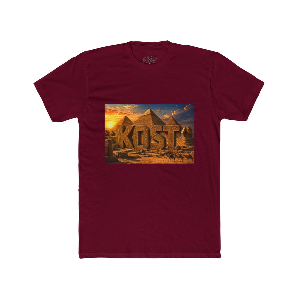 Pyramids Sunset Tee — 'KOST' Desert Graphic T-Shirt