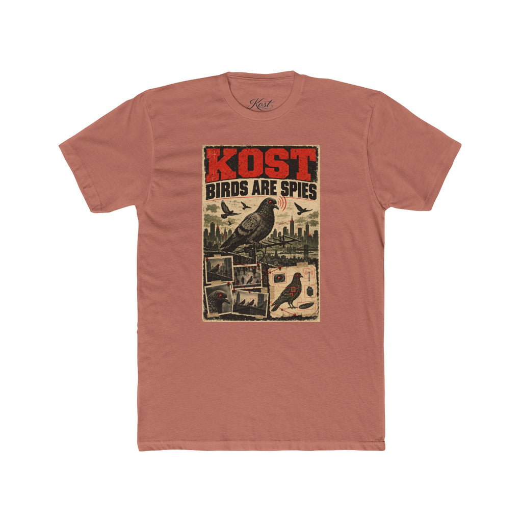T-Shirt — KOST “Birds Are Spies” Vintage Propaganda Graphic Tee