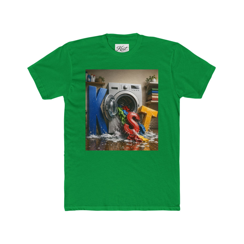 T‑Shirt — Colorful 'Lost Socks' Washing Machine Graphic Tee