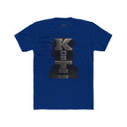 Kosl Vertical Monogram Tee — Bold Industrial Lettering Graphic T‑Shirt