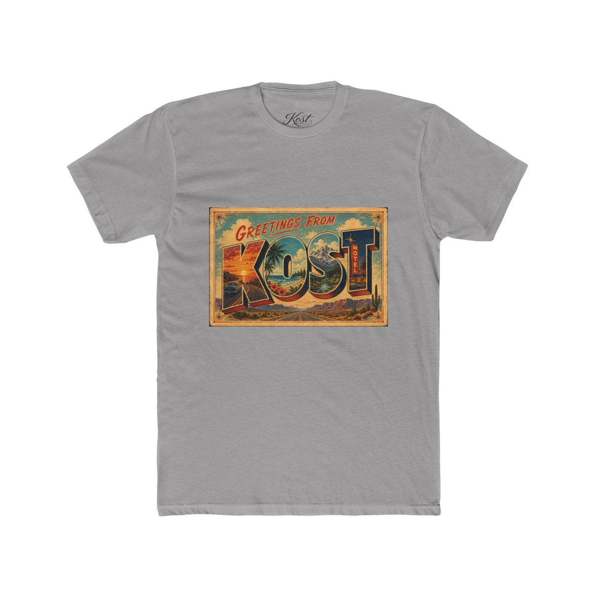 Greetings From KOST Vintage Postcard T-Shirt