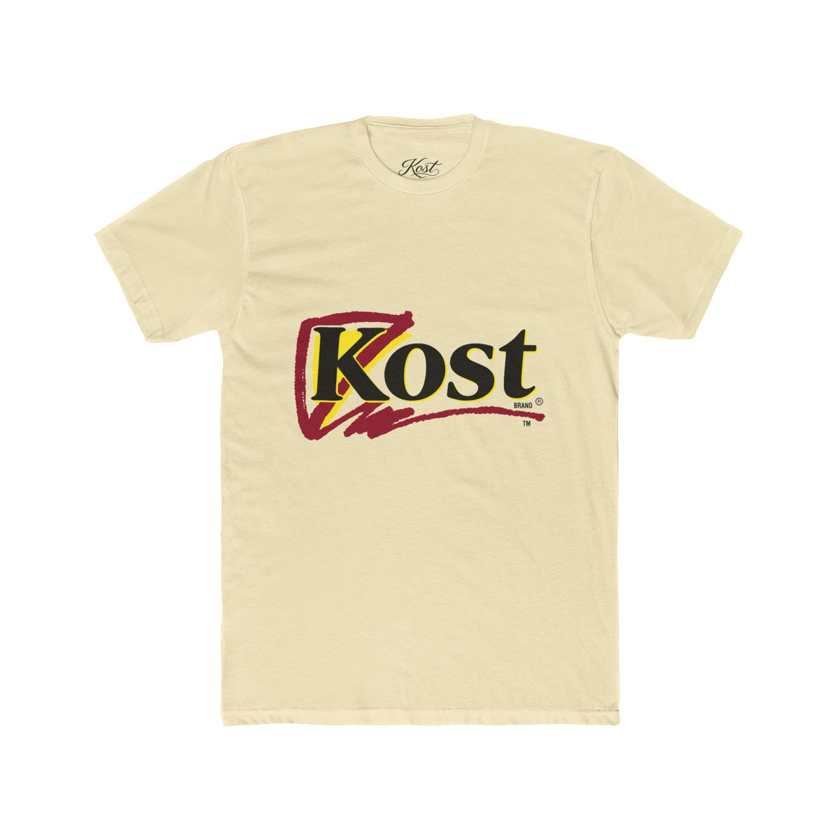 Kost Logo Graphic Tee - Vintage Script Logo T-Shirt