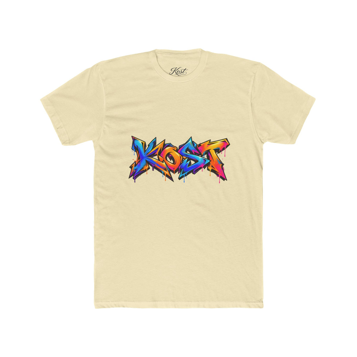 Graffiti 'Kost' Crew Tee — Colorful Street Art Graphic T-Shirt