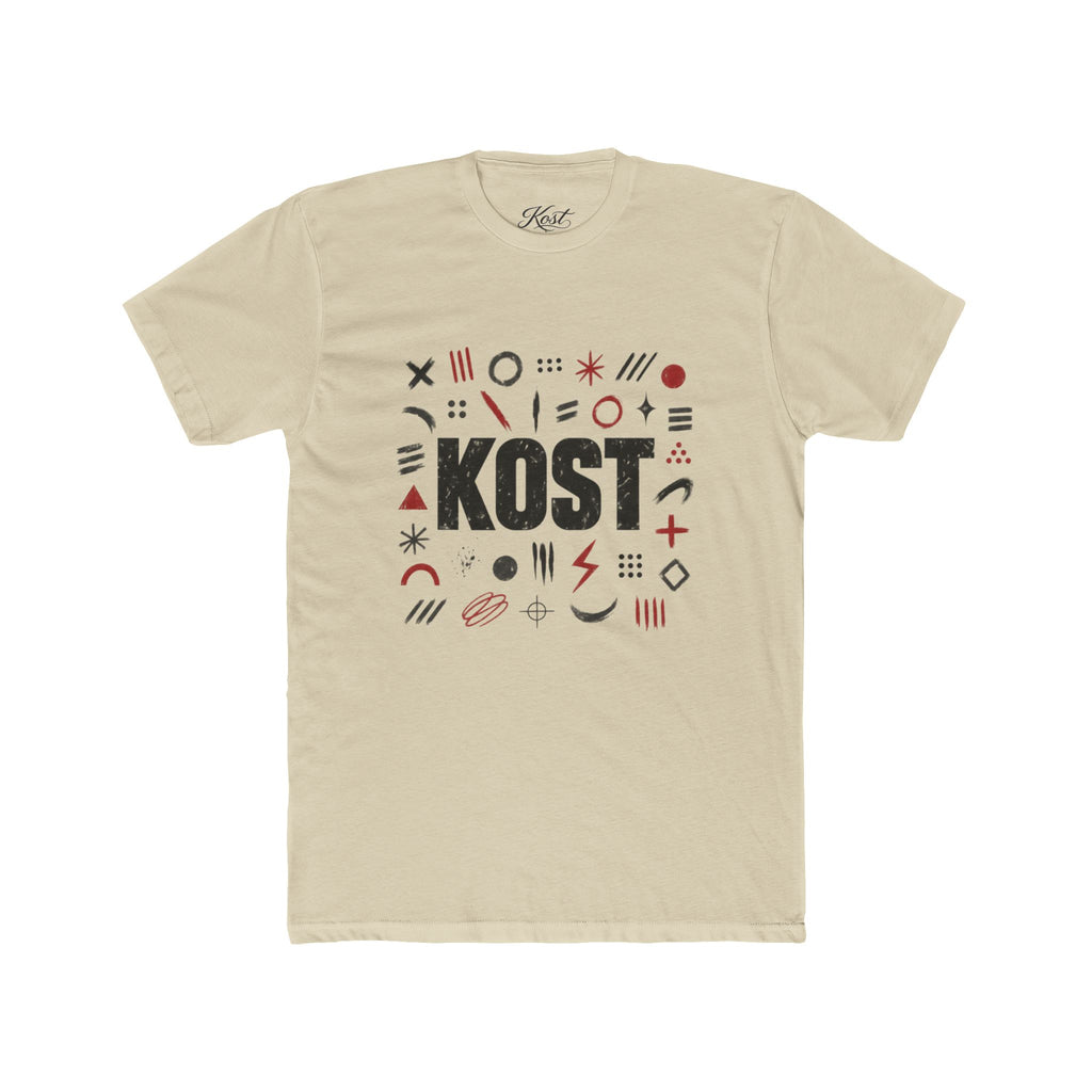 KOST Graphic Tee — Retro Geometric Logo T‑Shirt