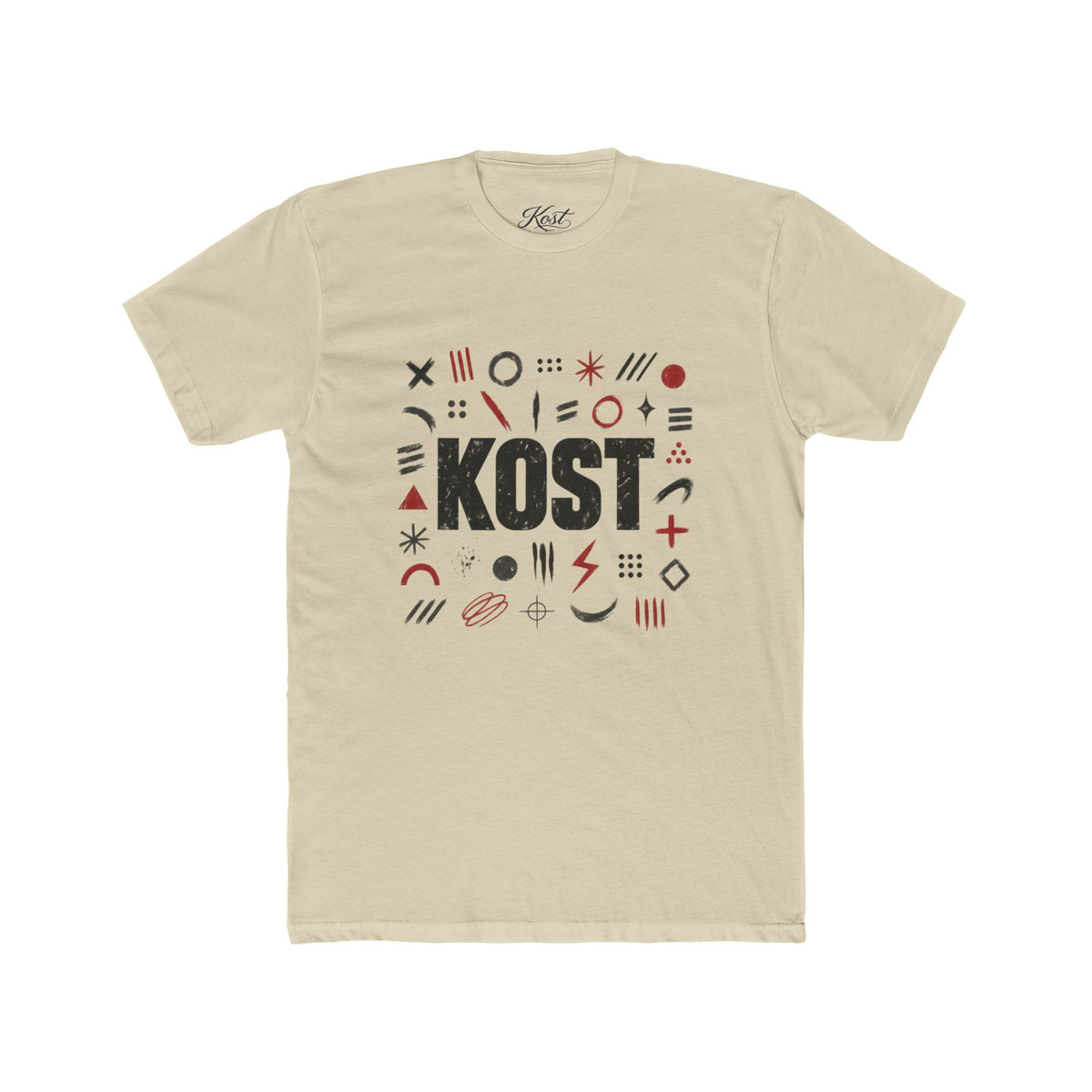 KOST Graphic Tee — Retro Geometric Logo T‑Shirt