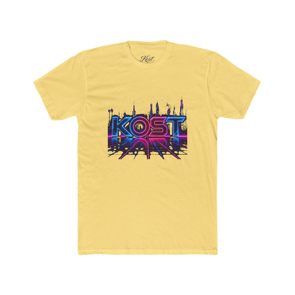 KOST Neon City Graphic Tee — Retro Synthwave Urban Streetwear