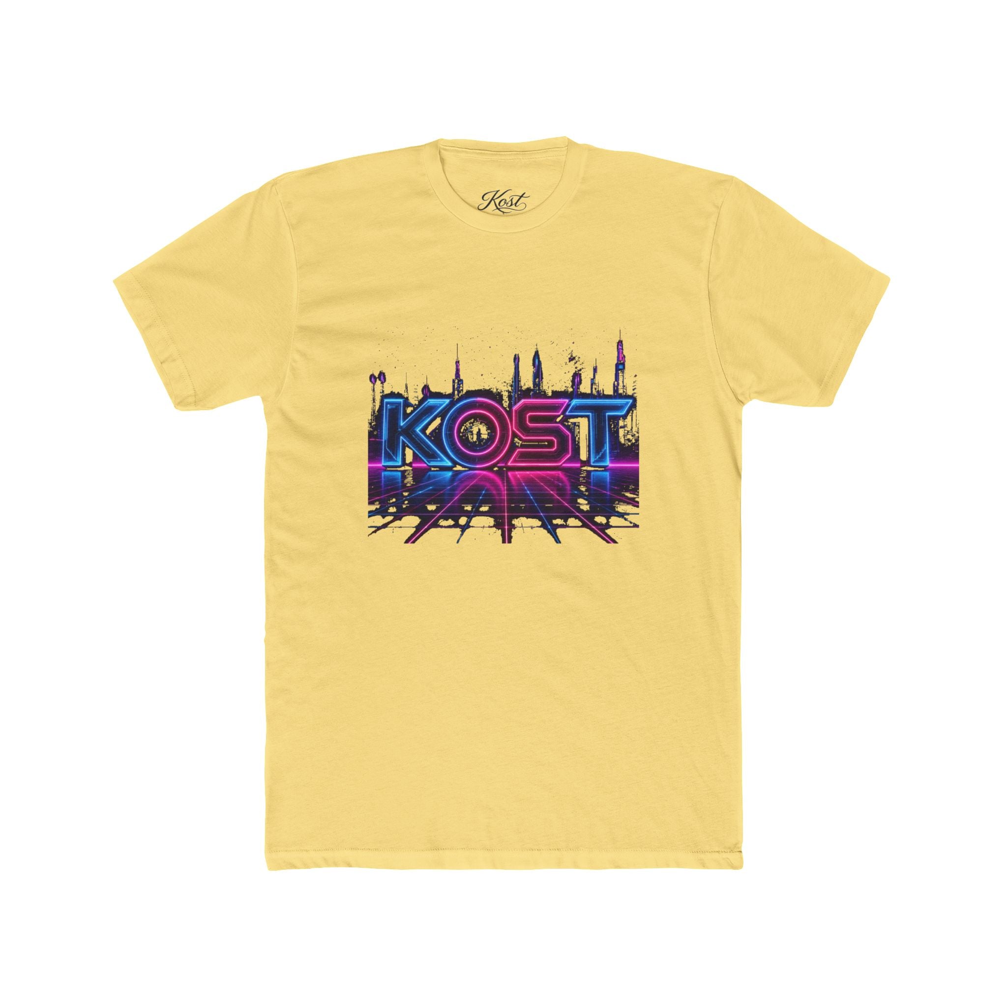 KOST Neon City Graphic Tee — Retro Synthwave Urban Streetwear