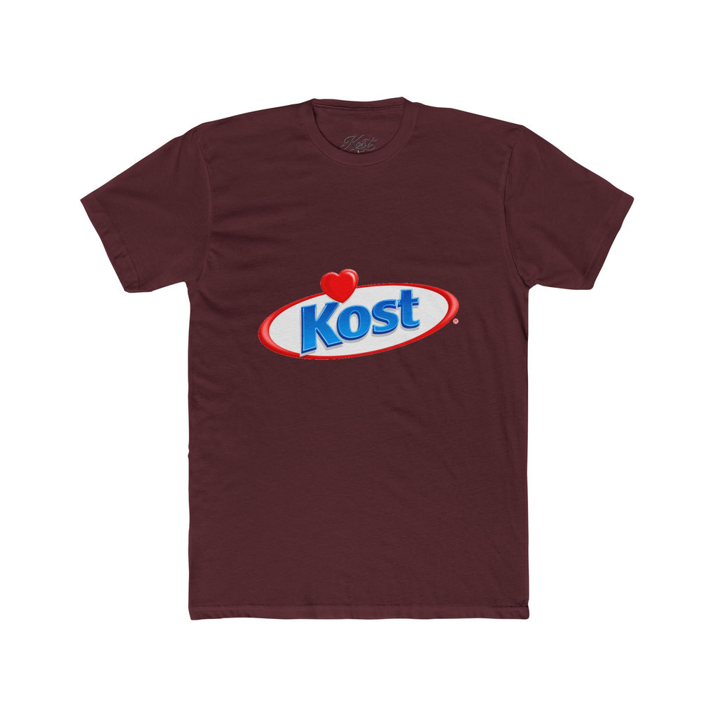 Kost Logo Tee — Retro Heart Emblem Graphic T‑Shirt