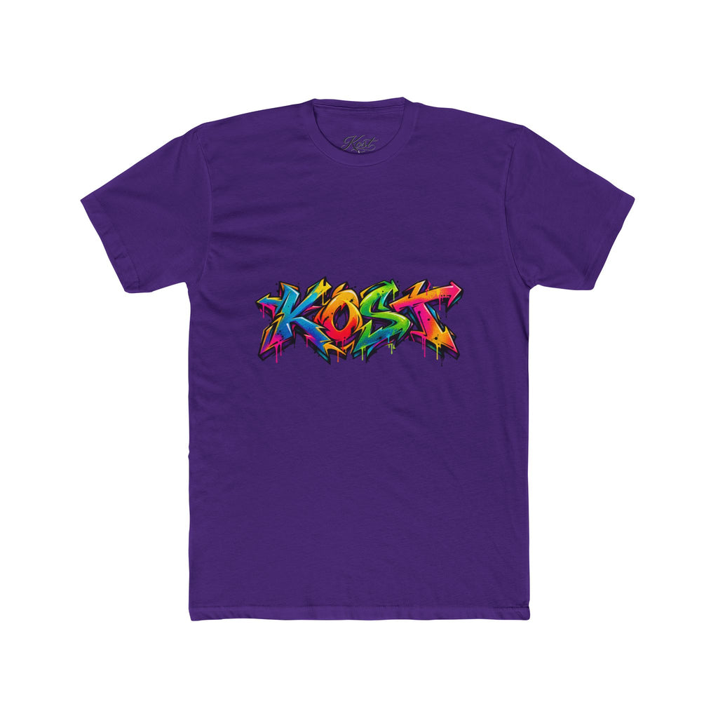 Graffiti 'Kost' Logo Tee — Colorful Streetwear Graphic T-Shirt