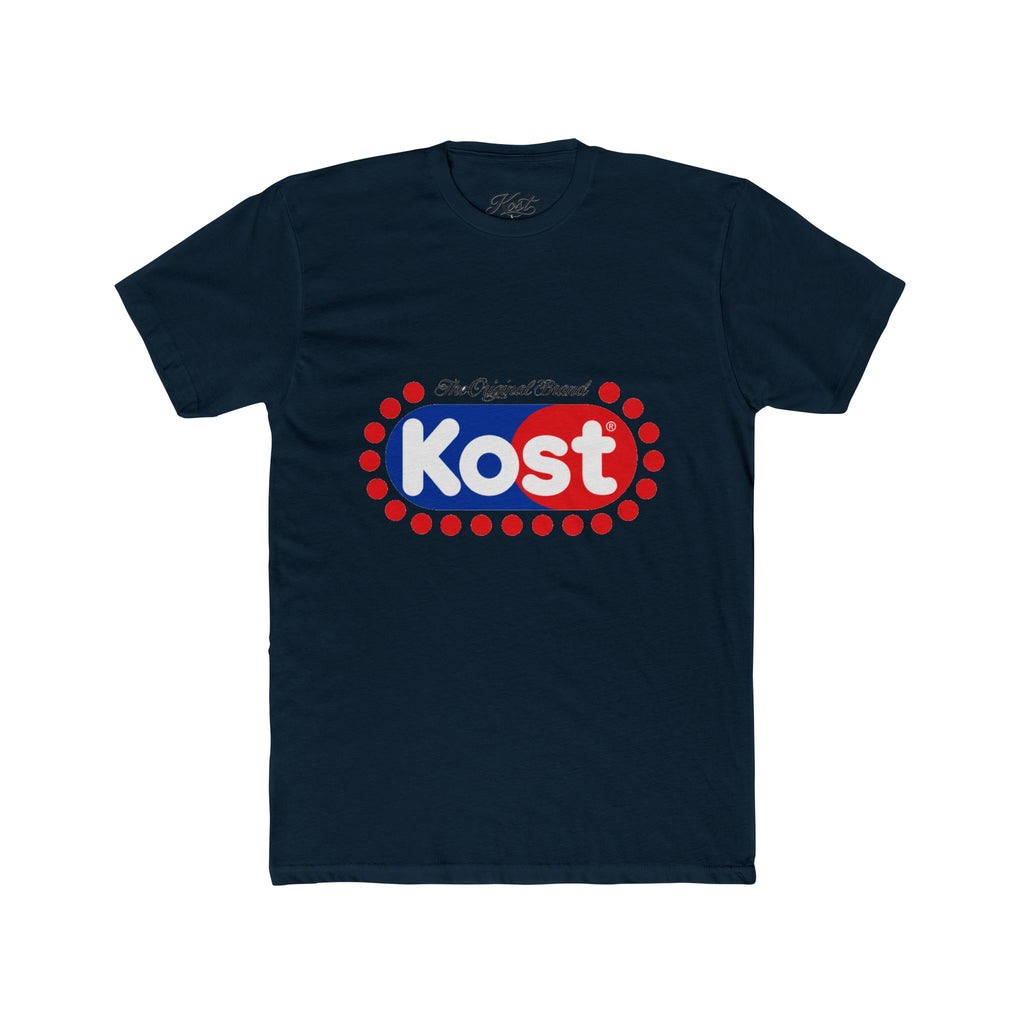 Kost Logo Tee — Retro Red & Blue Graphic T-Shirt