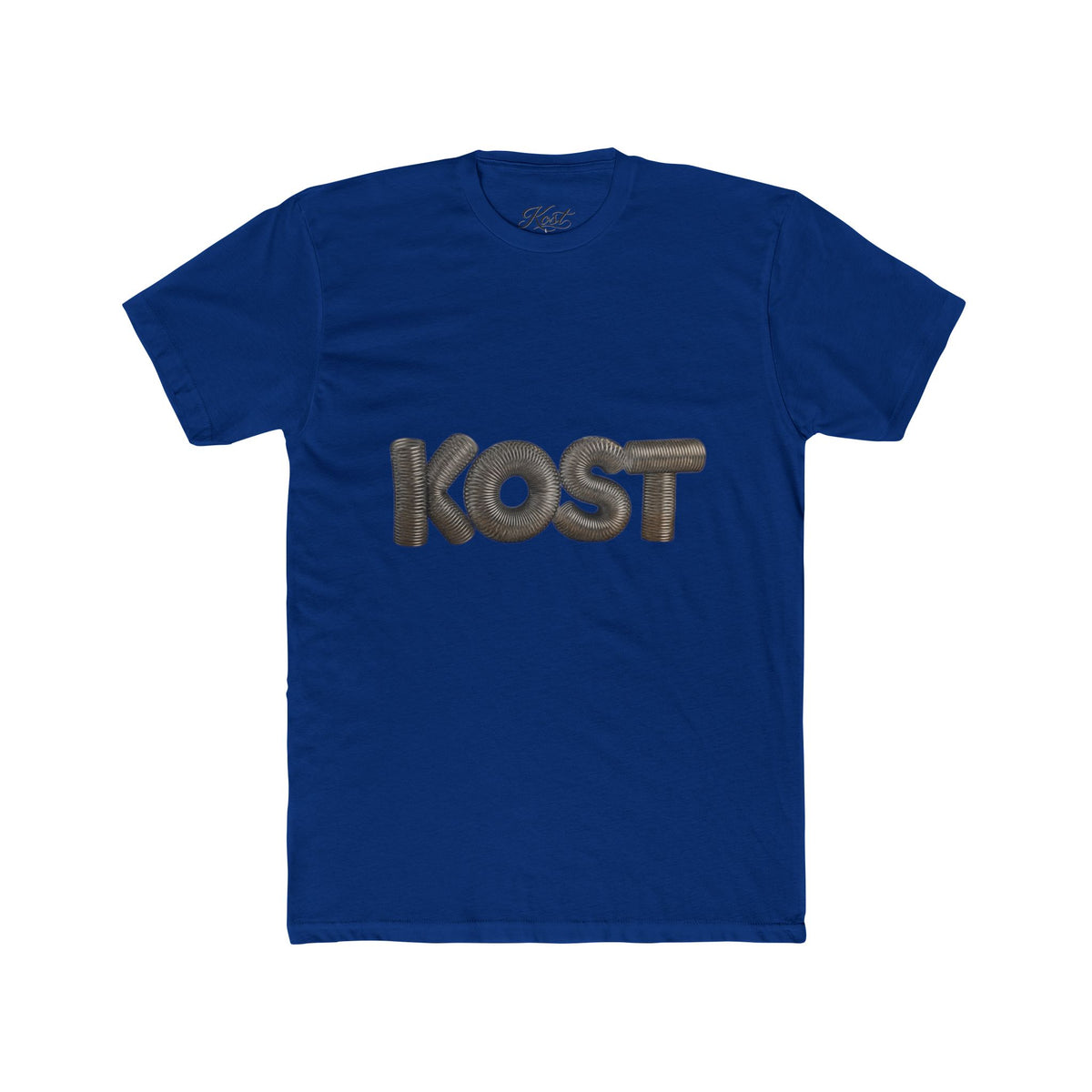 KOST Logo Tee — Retro 3D Lettering Cotton T‑Shirt