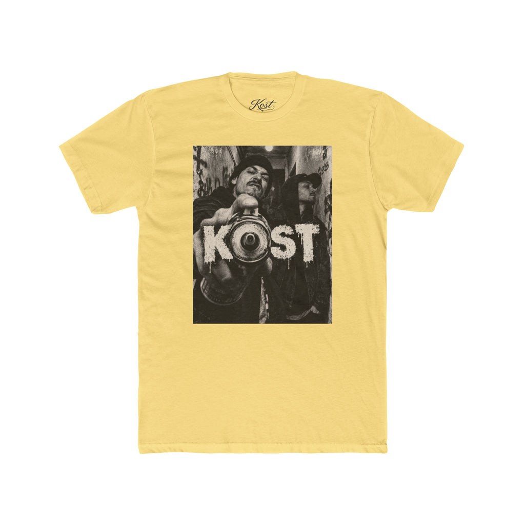 KOST Street Photo Crew Tee — Vintage Megaphone Graphic