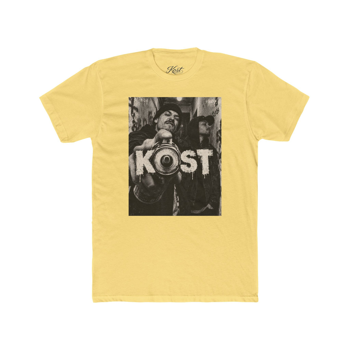 KOST Street Photo Crew Tee — Vintage Megaphone Graphic