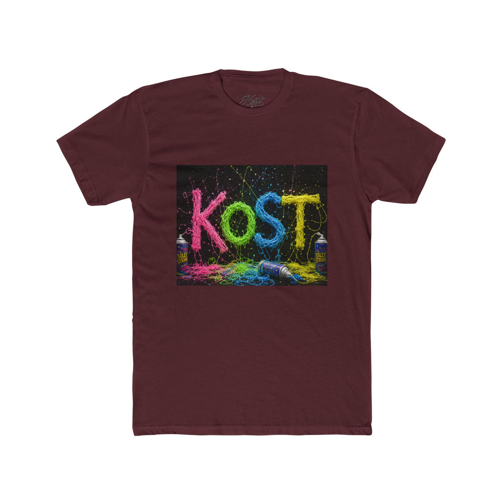 KOST Colorful Abstract Art Cotton T-Shirt