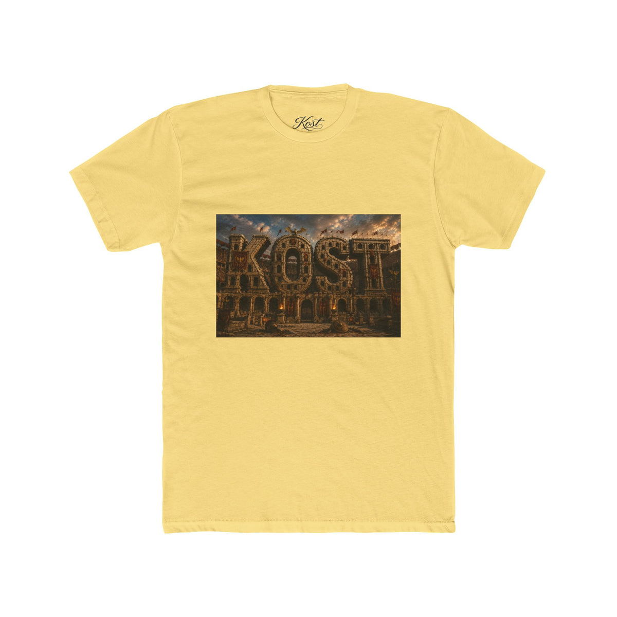 KOST Vintage Neon Sign Tee — Retro Urban Nightlife Graphic T-Shirt