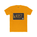Delaware License Plate Tee — KOST Vintage State Plate T‑Shirt