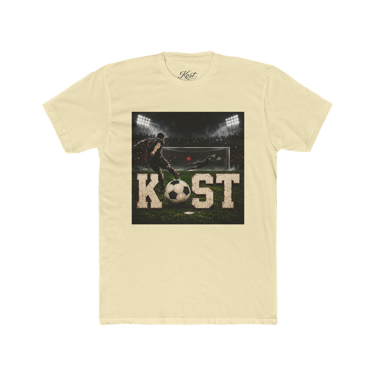 Soccer KOST Graphic Tee — Vintage Goalkeeper Stadium Shirt