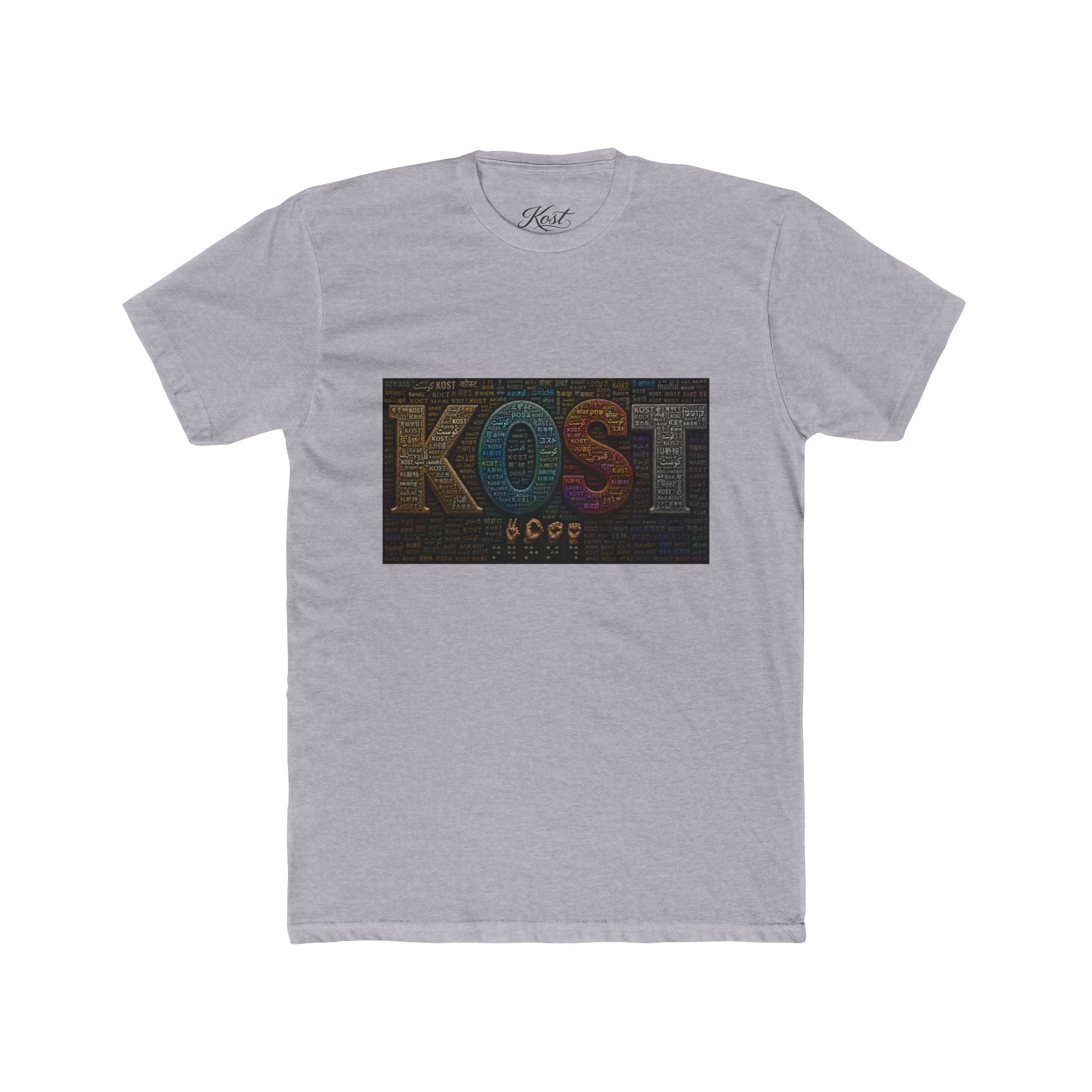 KOST Retro Block Logo Tee — Vintage-Style Graphic Cotton T-Shirt