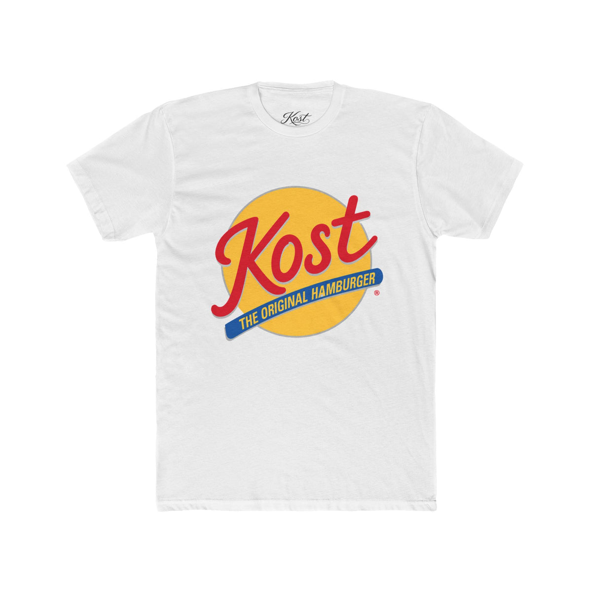 Retro 'Kost The Original Hamburger' Logo T-Shirt