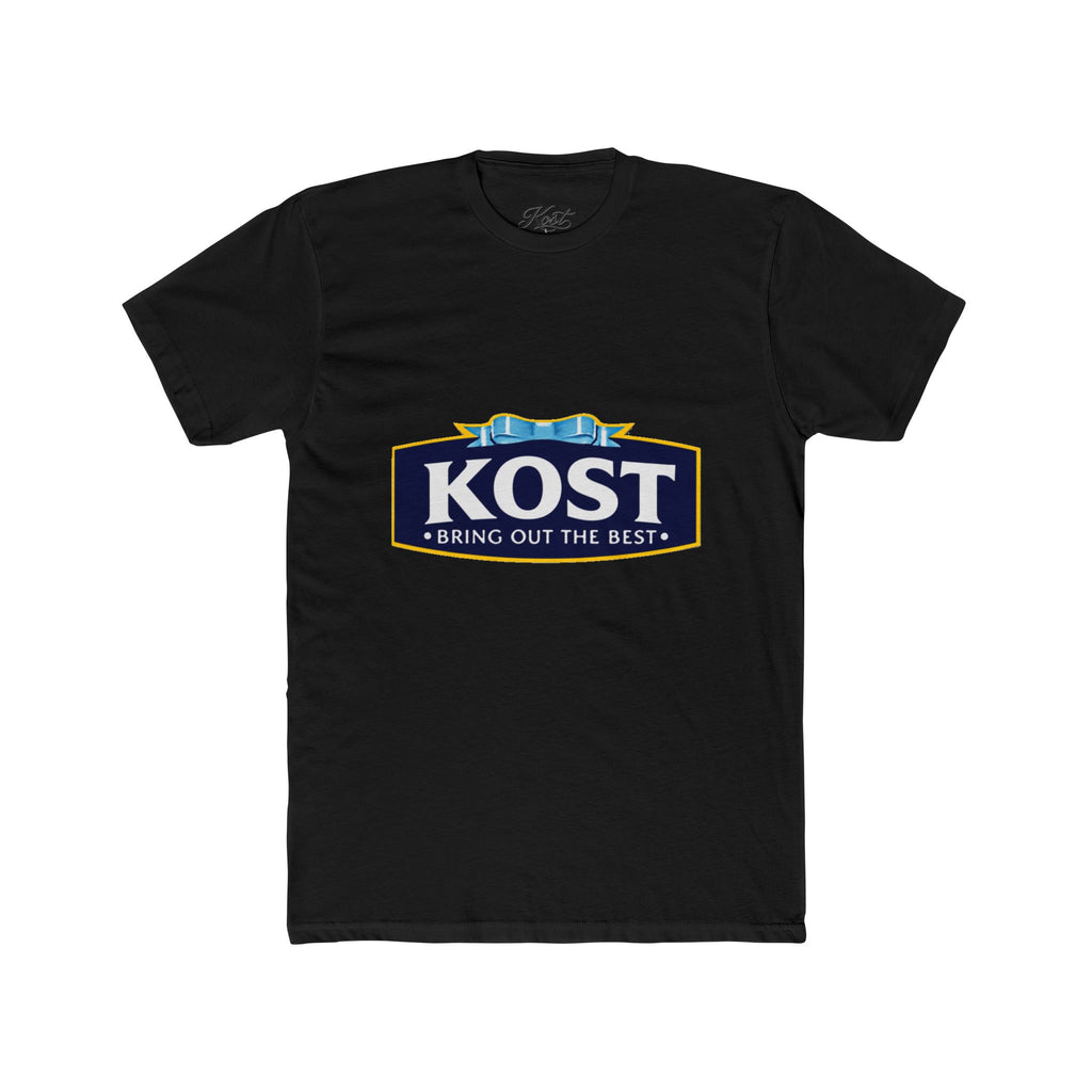 KOST Logo Tee — 'Bring Out The Best' Retro Badge Cotton T‑Shirt