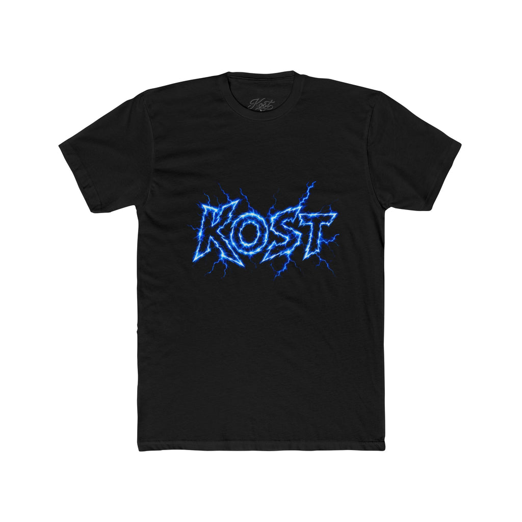 Kost Lightning Graphic Tee — Blue Electric Logo T-Shirt