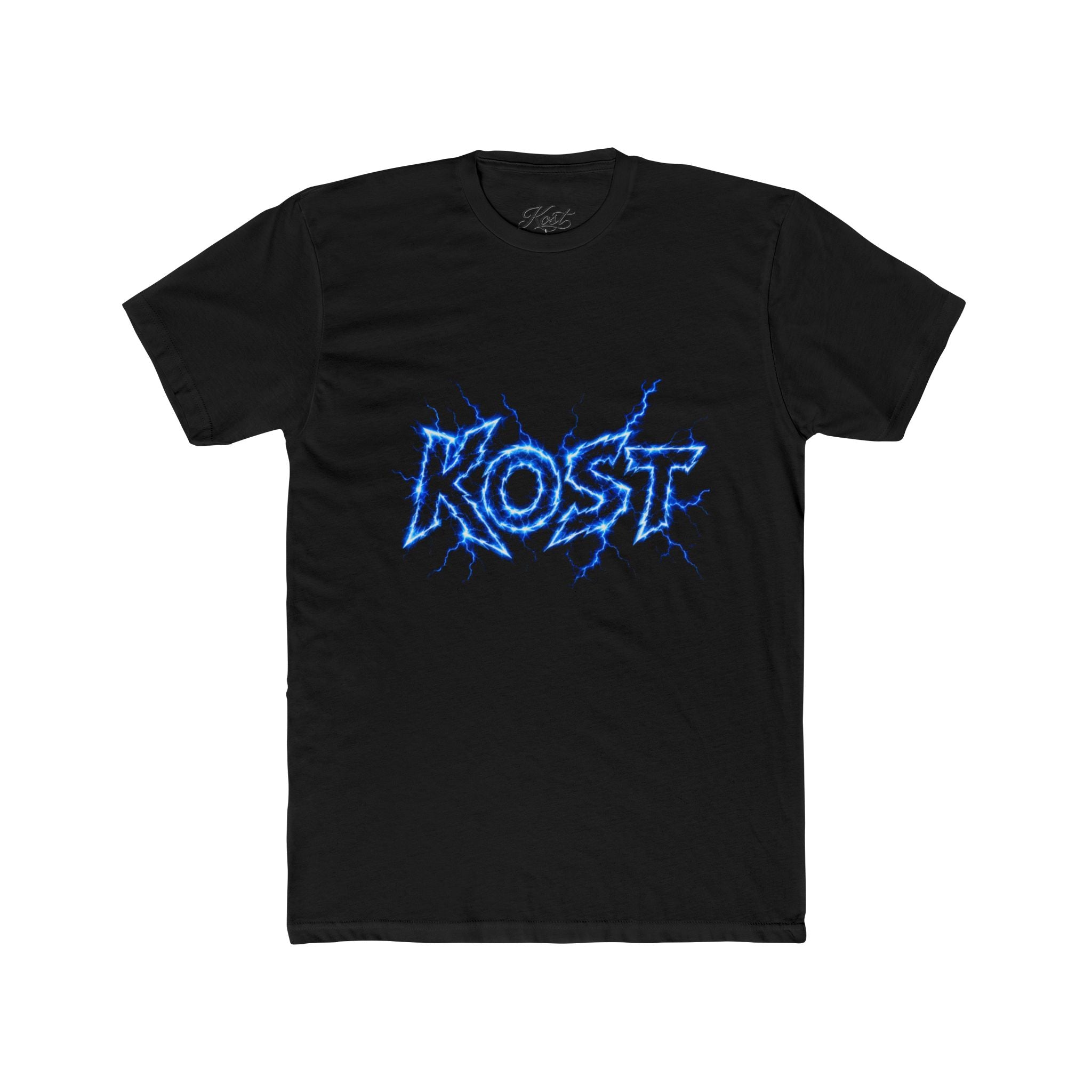 Kost Lightning Graphic Tee — Blue Electric Logo T-Shirt