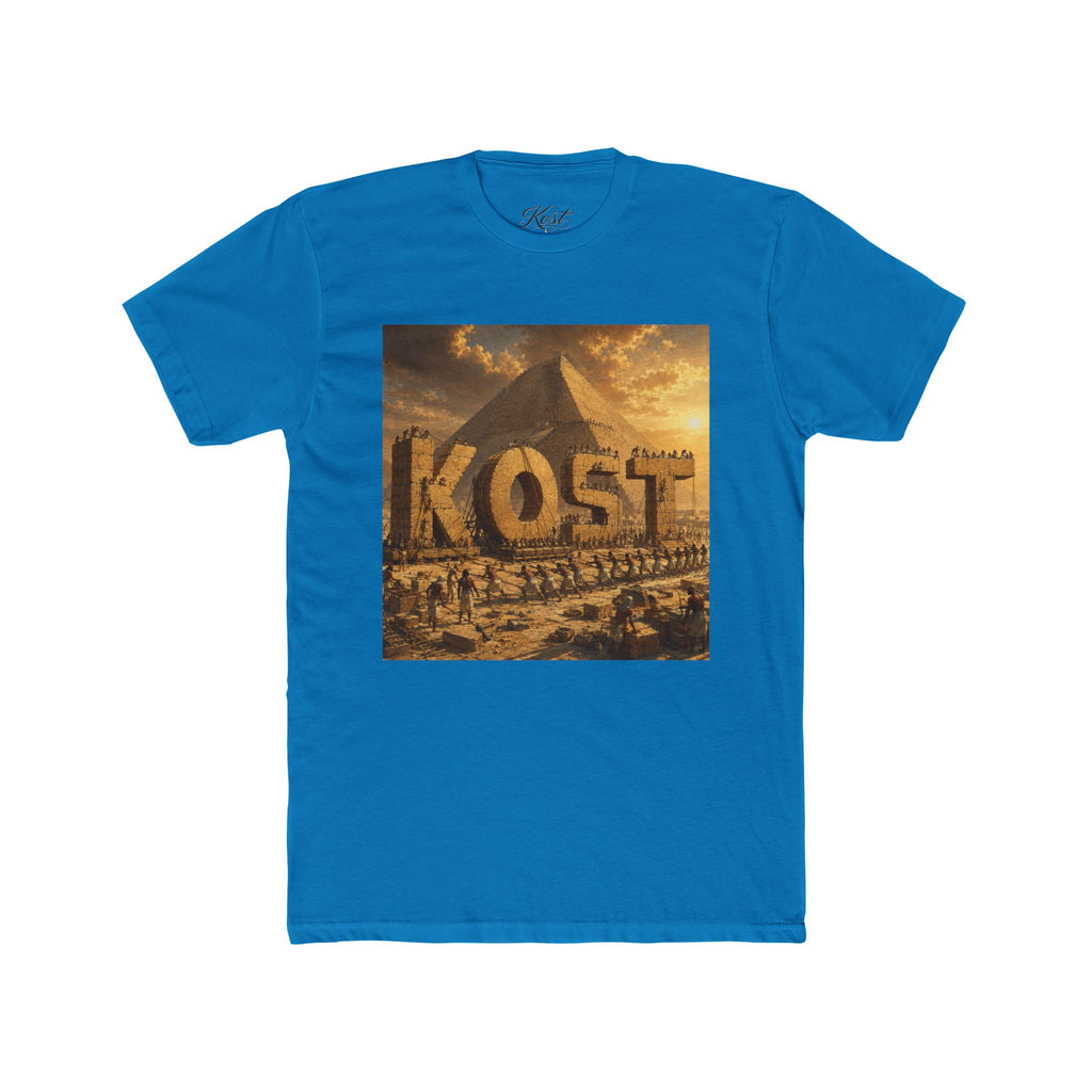 Egyptian Pyramid Graphic Tee - 'KOST' Vintage Desert Scene