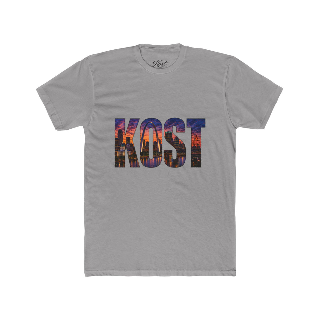 KOST Cityscape Graphic Tee — Urban Skyline Lettering T-Shirt