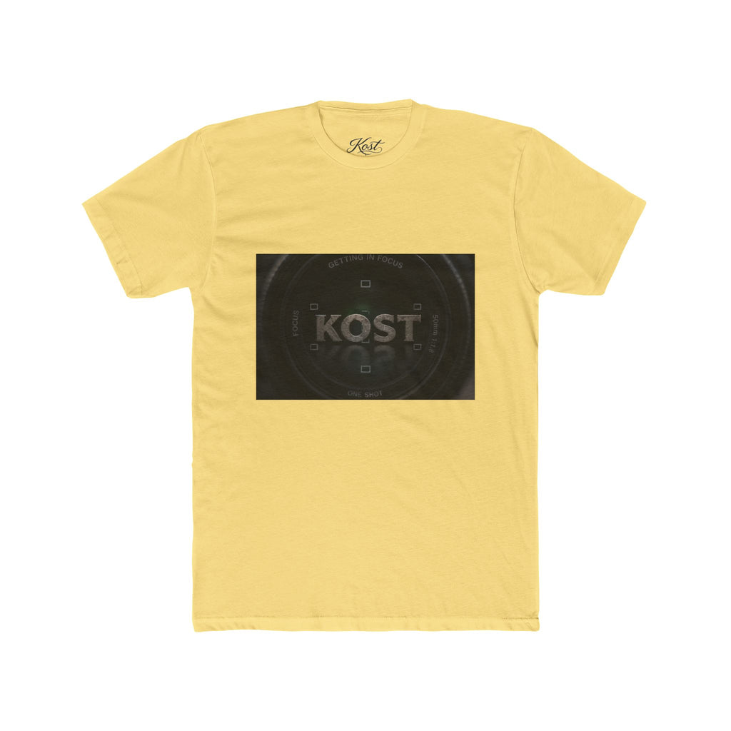 KOST Logo Tee — Minimalist Black Graphic Cotton T‑Shirt