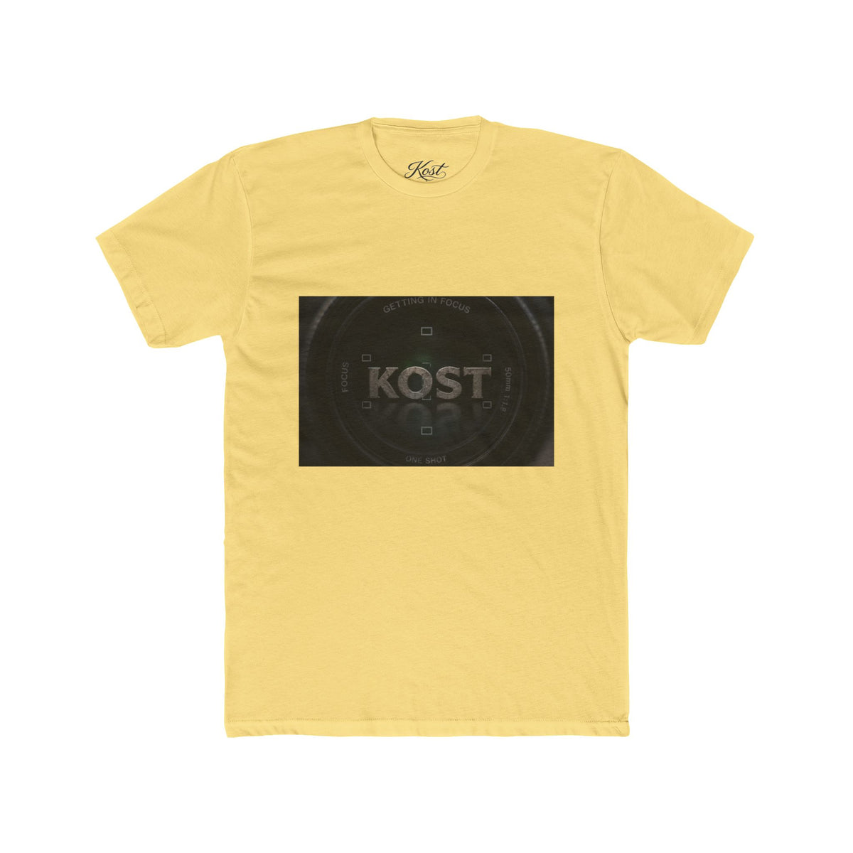 KOST Logo Tee — Minimalist Black Graphic Cotton T‑Shirt