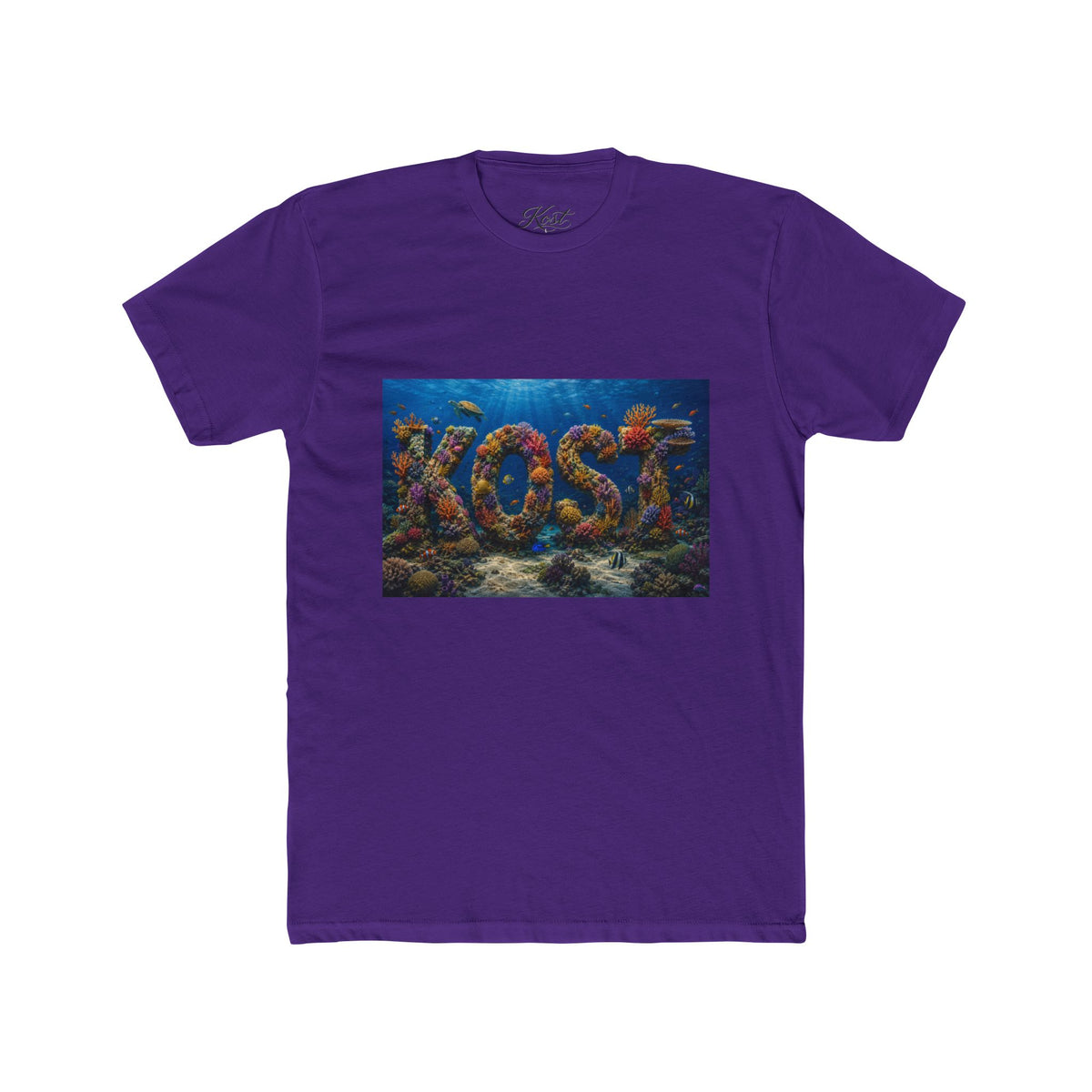 KOST Coral Reef Graphic Tee — Ocean Fish Typography Shirt