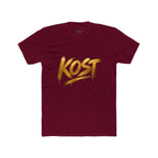 KOST Gold Script T‑Shirt — Streetwear Graphic Tee with Metallic Brush Lettering
