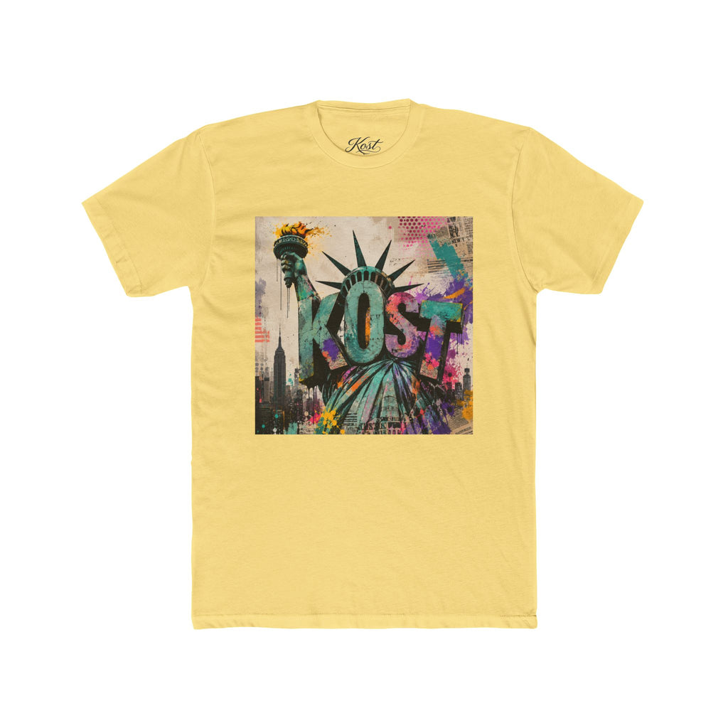 KOST Statue of Liberty Graphic Tee – Colorful NYC Street Art T-Shirt