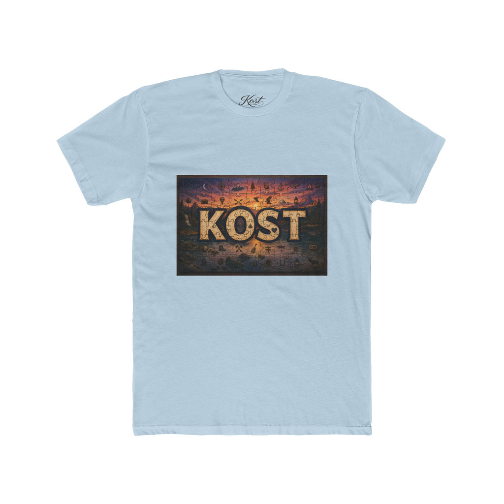 KOST Vintage Metal Sign Tee — Retro Industrial Graphic T‑Shirt