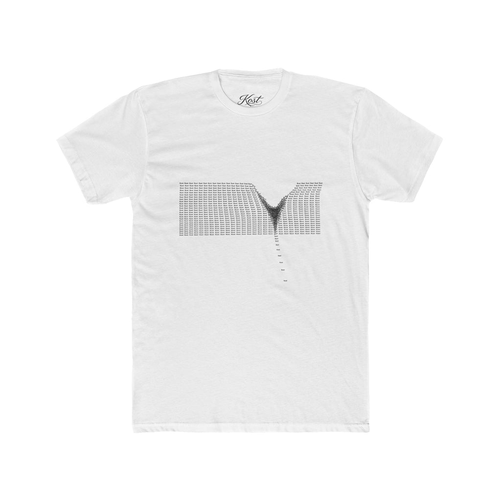 Minimalist V-Neck Optical Illusion T-Shirt