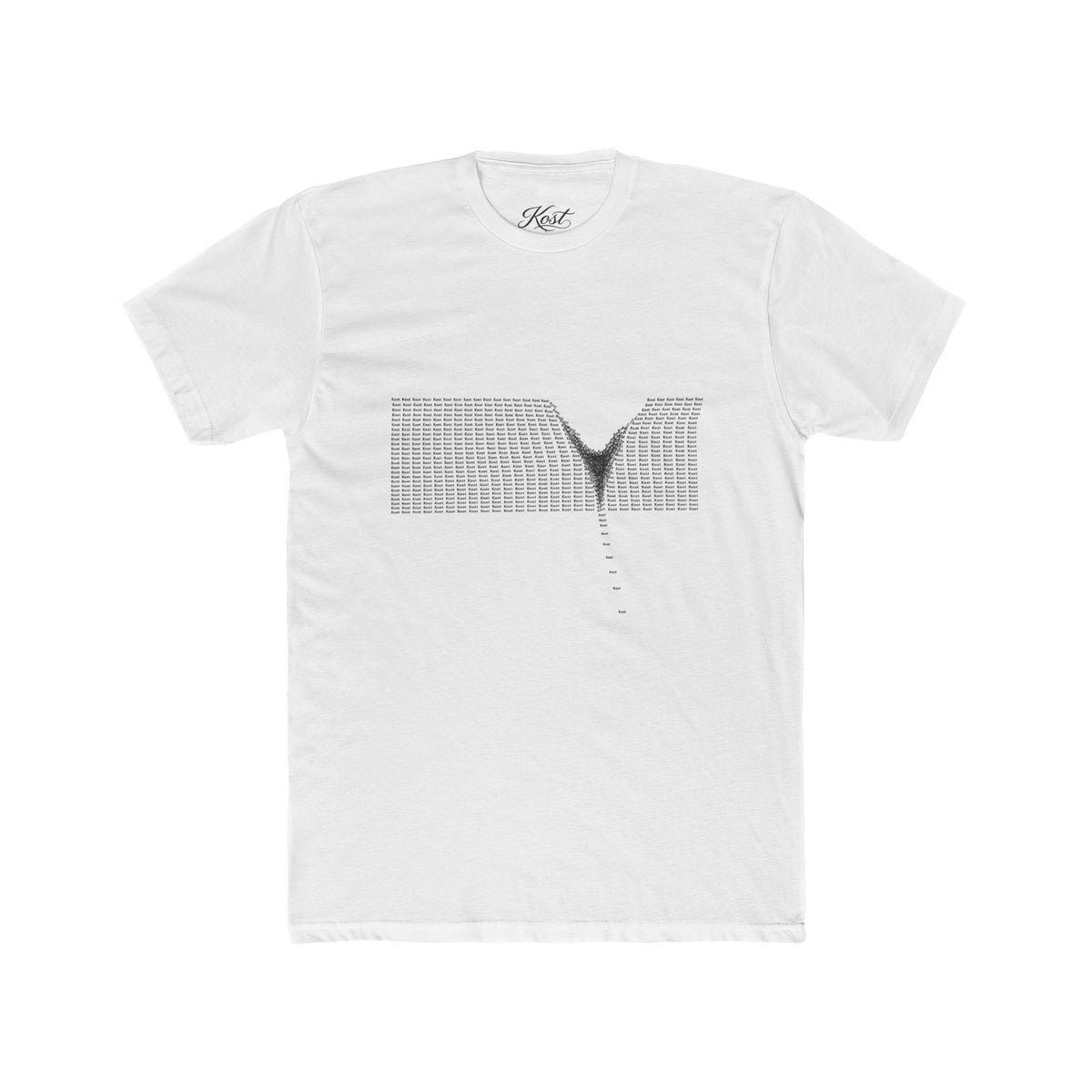 Minimalist V-Neck Optical Illusion T-Shirt