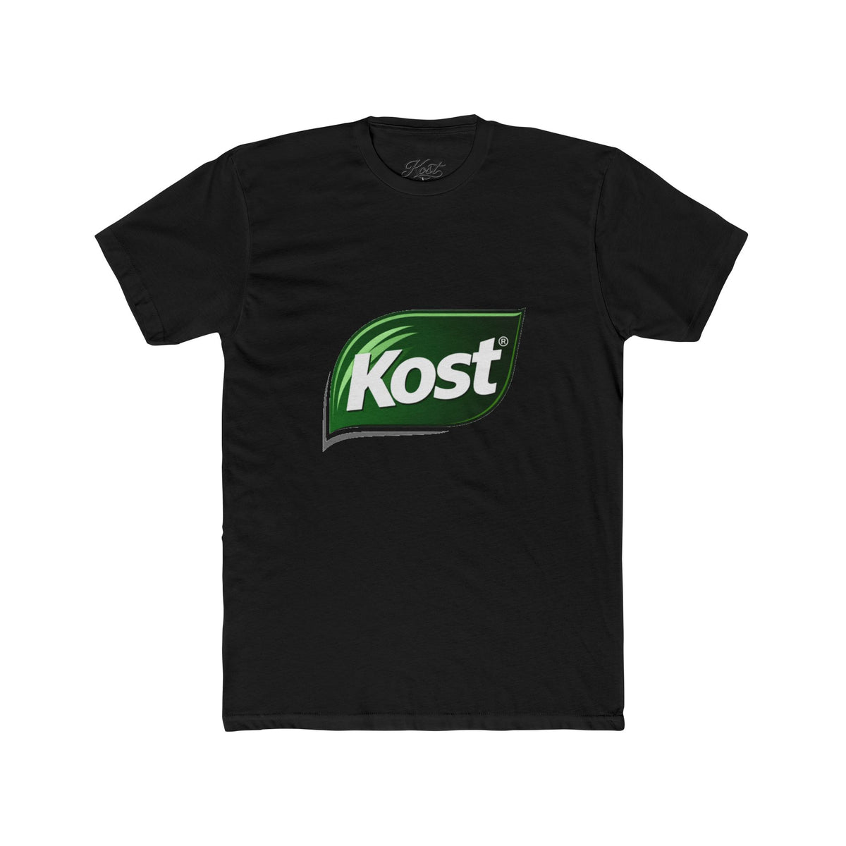 Kost Leaf Logo T-Shirt — Casual Green Logo Tee
