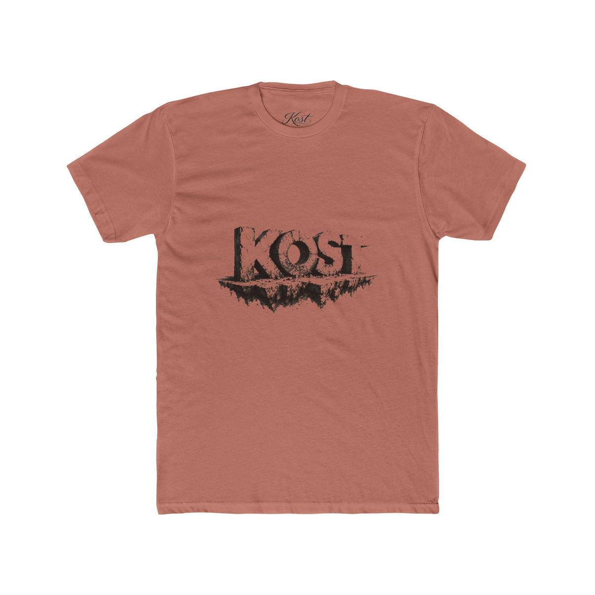 Kost Logo Tee — Grunge Black Graphic Cotton T-Shirt