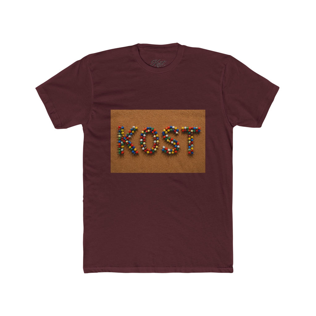 KOST Colorful Beaded Letter Graphic T-Shirt