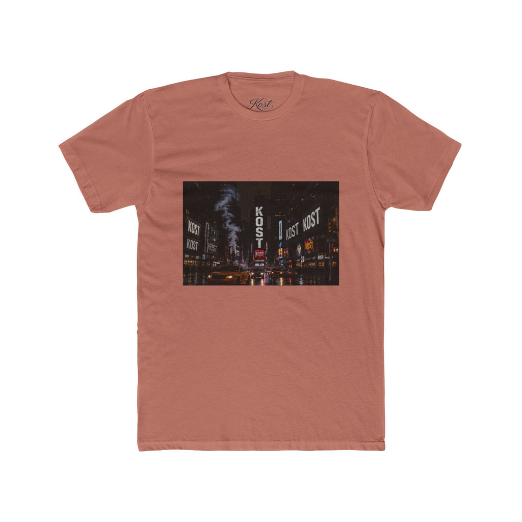 City Nightscape Tee — 'Lost' Neon Street Photography Shirt