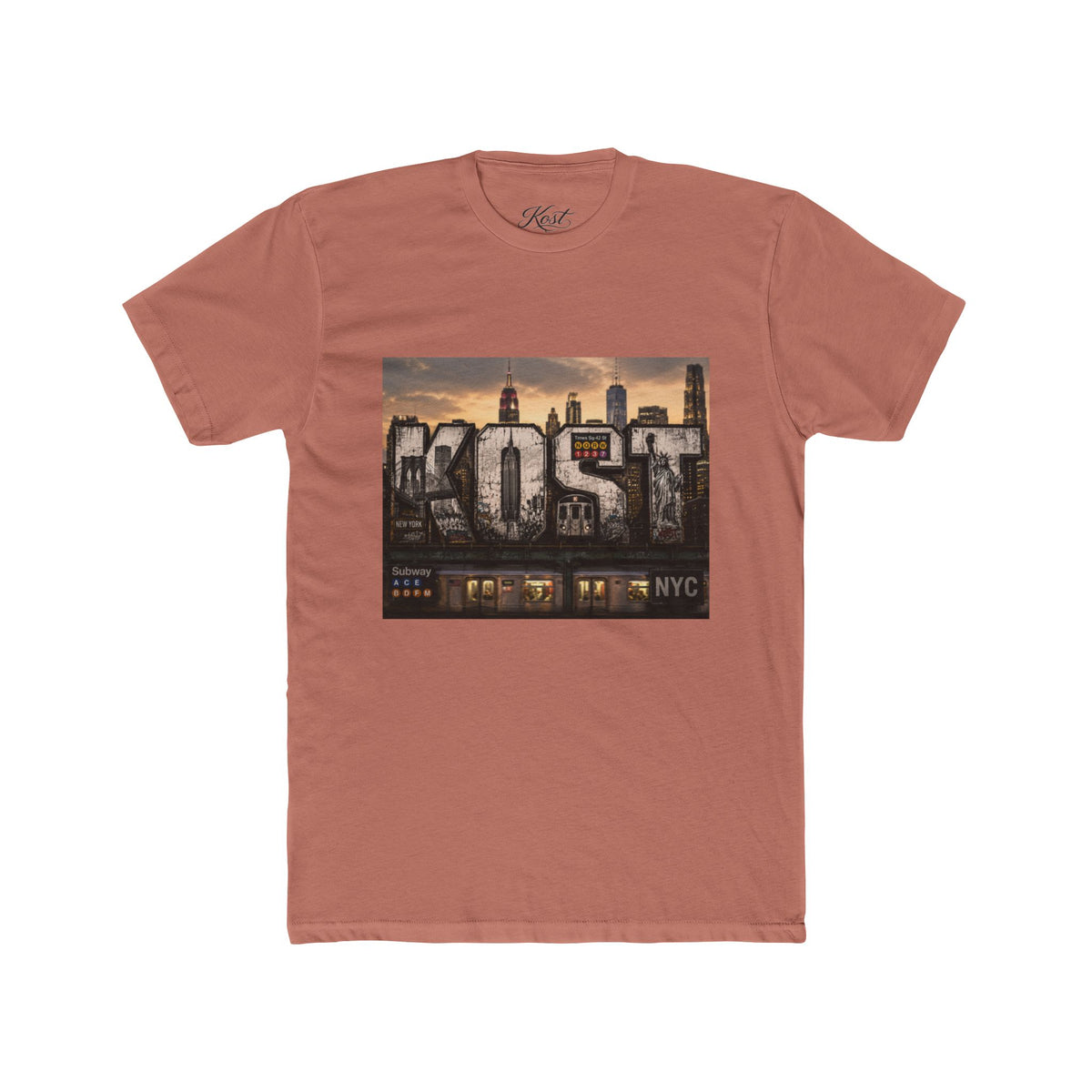 Lost NYC Skyline T‑Shirt — Urban Vintage Cityscape Tee