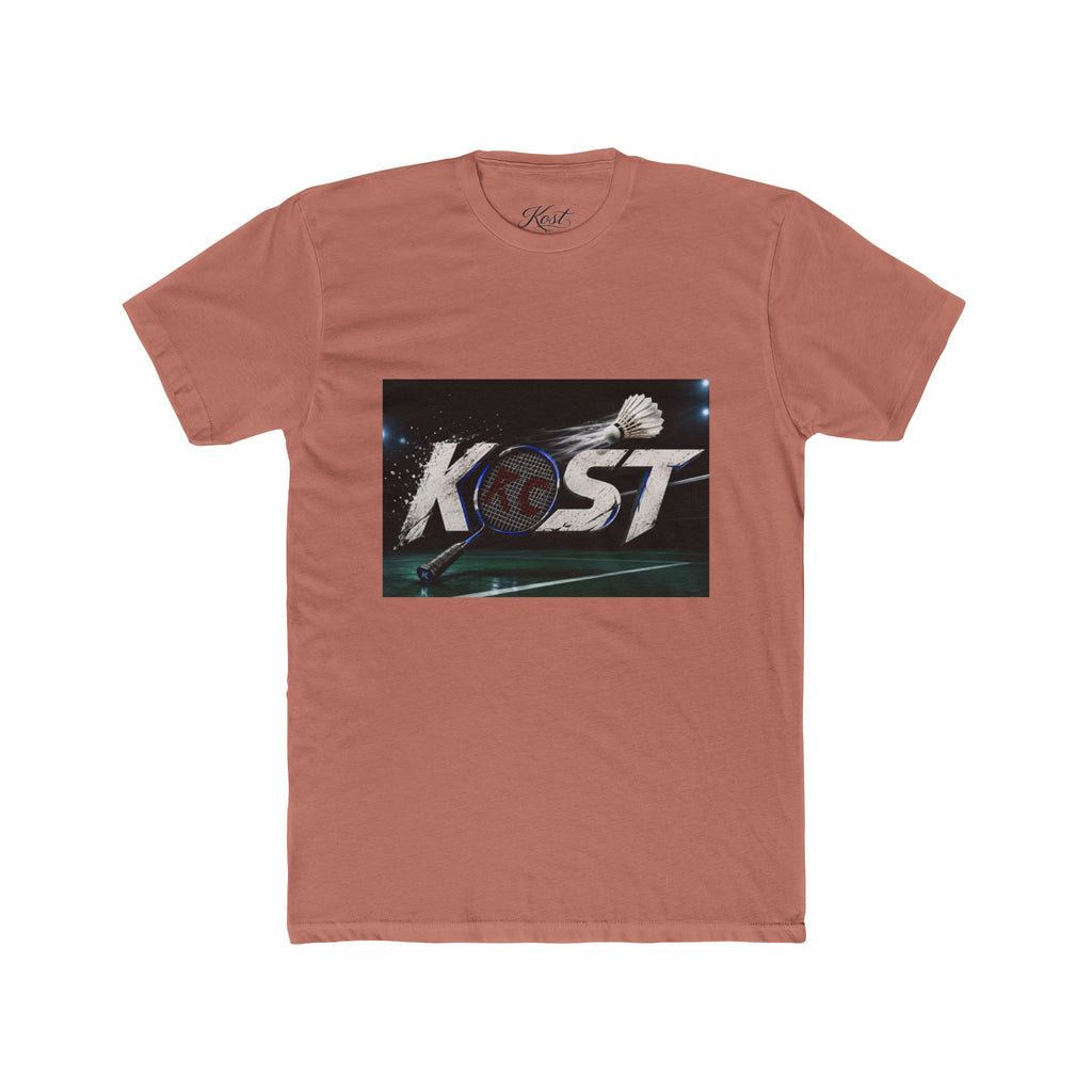 Kost Badminton Graphic Tee — Retro Shuttlecock Sports T‑Shirt